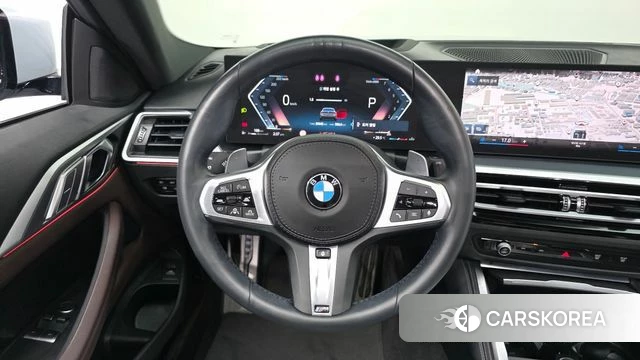 BMW 4 Series (G22) 2023 Серебристо-серый из Кореи, фото 3