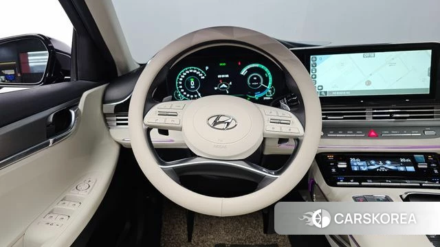 Hyundai The New Grandeur IG Hybrid 2021 Черный из Кореи, фото 3