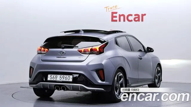 Hyundai Veloster (JS) 2018 Серебристо-серый из Кореи, фото 3