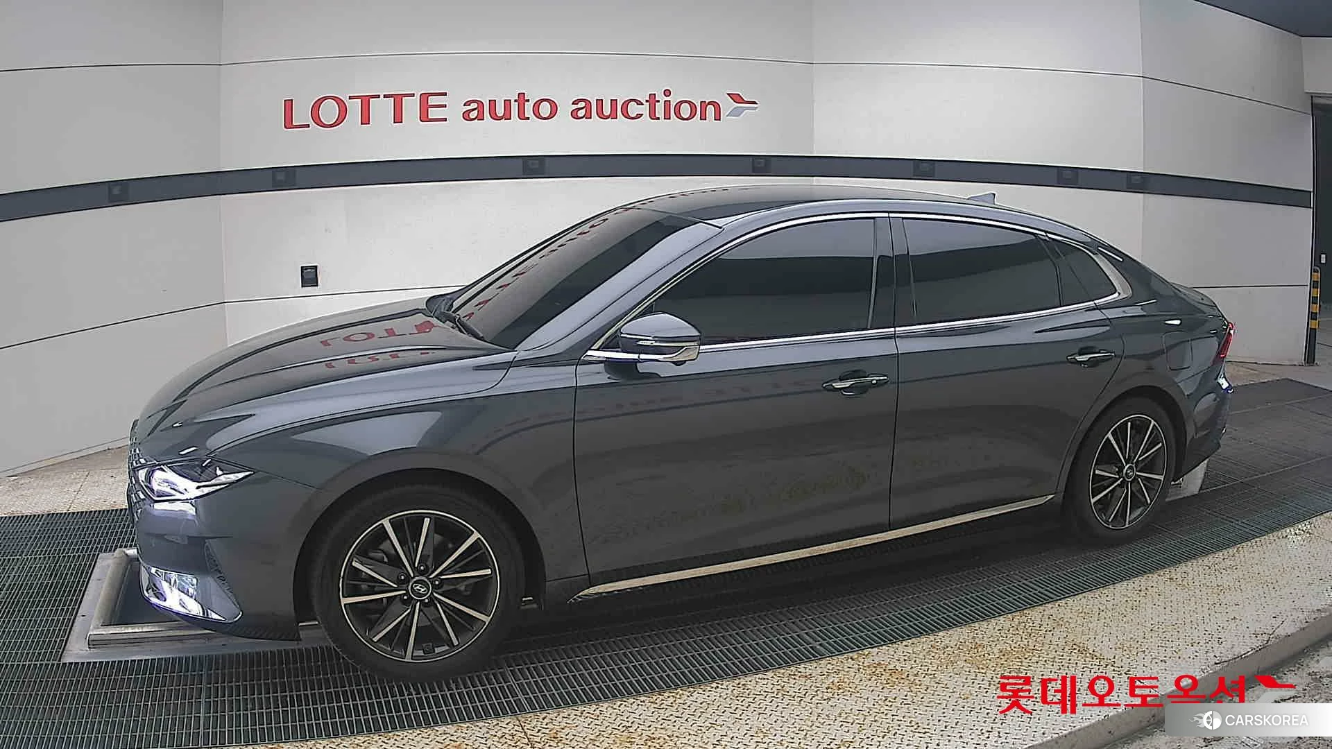 Hyundai Grandeur 2022 Nocturne Grey Metallic из Кореи, фото 3