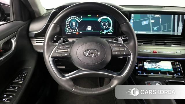 Hyundai The New Grandeur IG Hybrid 2022 Черный из Кореи, фото 3