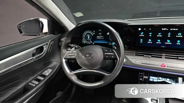 Hyundai The New Grandeur IG Hybrid 2022 Белый из Кореи, фото 3