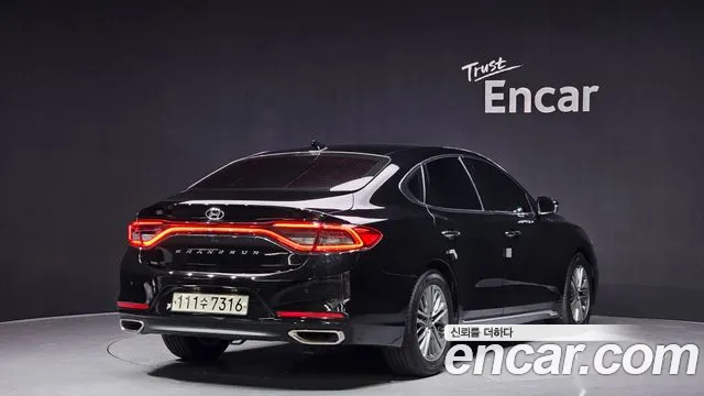 Hyundai Grandeur IG 2019 Черный из Кореи, фото 3