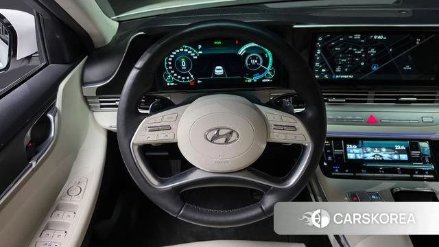 Hyundai The New Grandeur IG Hybrid 2022 Белый из Кореи, фото 3