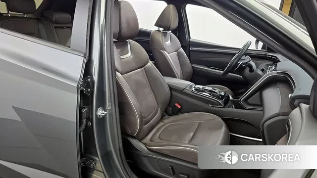 Hyundai Tucson Hybrid (NX4) 2020 Темно-зеленый из Кореи, фото 3