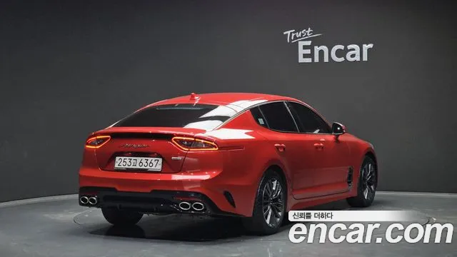 Kia Stinger 2019 Красный из Кореи, фото 3