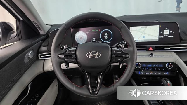 Hyundai Avante Hybrid (CN7) 2021 Белый из Кореи, фото 3
