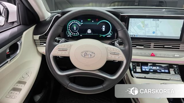 Hyundai The New Grandeur IG Hybrid 2022 Белый из Кореи, фото 3