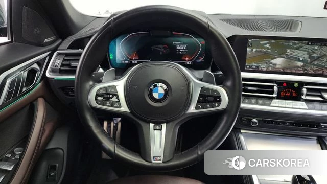BMW 4 Series (G22) 2021 Зеленый из Кореи, фото 3