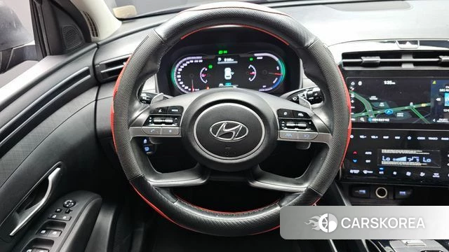 Hyundai Tucson Hybrid (NX4) 2021 Черный из Кореи, фото 3