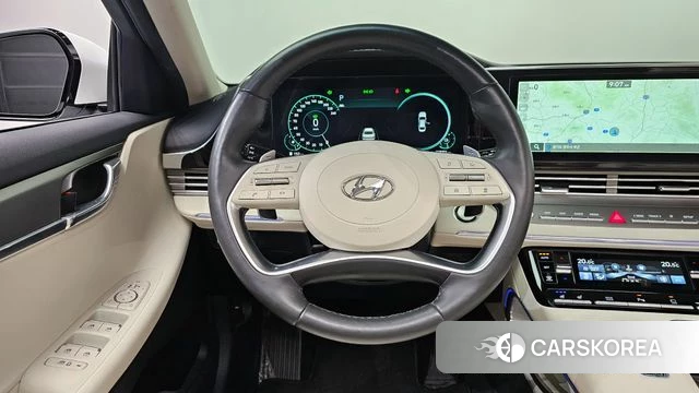 Hyundai The New Grandeur IG Hybrid 2022 Белый из Кореи, фото 3