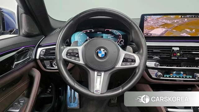 BMW 5 Series (G30) 2021 Синий из Кореи, фото 3