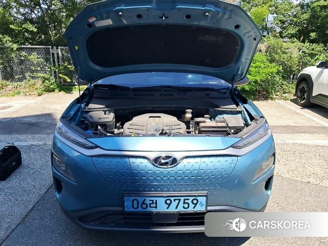 Hyundai Kona Electric 2019 Синий нефрит из Кореи, фото 3