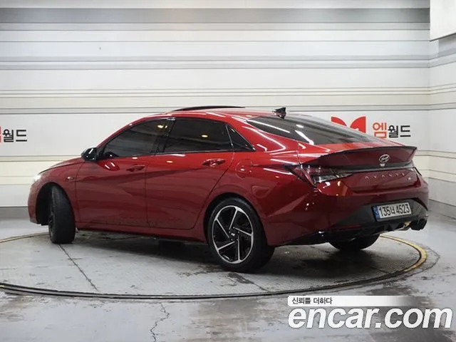 Hyundai Avante (CN7) 2020 Красный из Кореи, фото 3