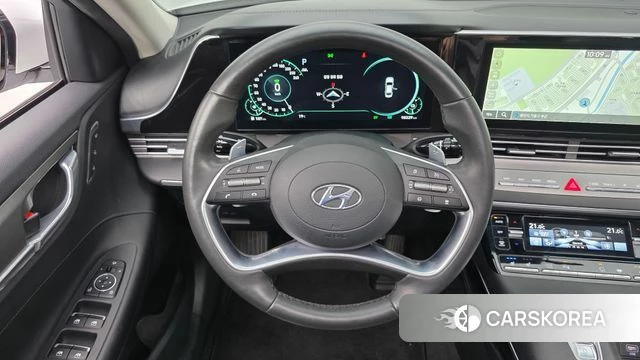 Hyundai The New Grandeur IG Hybrid 2022 Белый из Кореи, фото 3