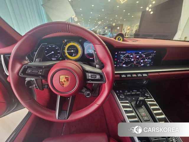 Porsche 911(992) 2023 Темно-зеленый из Кореи, фото 3