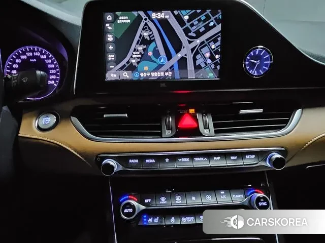 Hyundai Grandeur IG Hybrid 2018 Синий из Кореи, фото 3