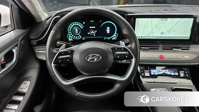 Hyundai The New Grandeur IG Hybrid 2021 Белый из Кореи, фото 3