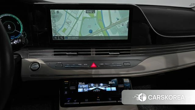 Hyundai The New Grandeur IG Hybrid 2021 Синий из Кореи, фото 3