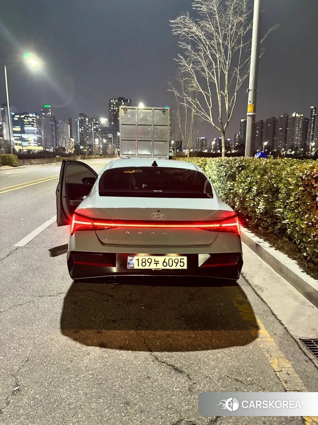 Hyundai The New Avante (CN7) 2025 Небесно-голубой из Кореи, фото 3