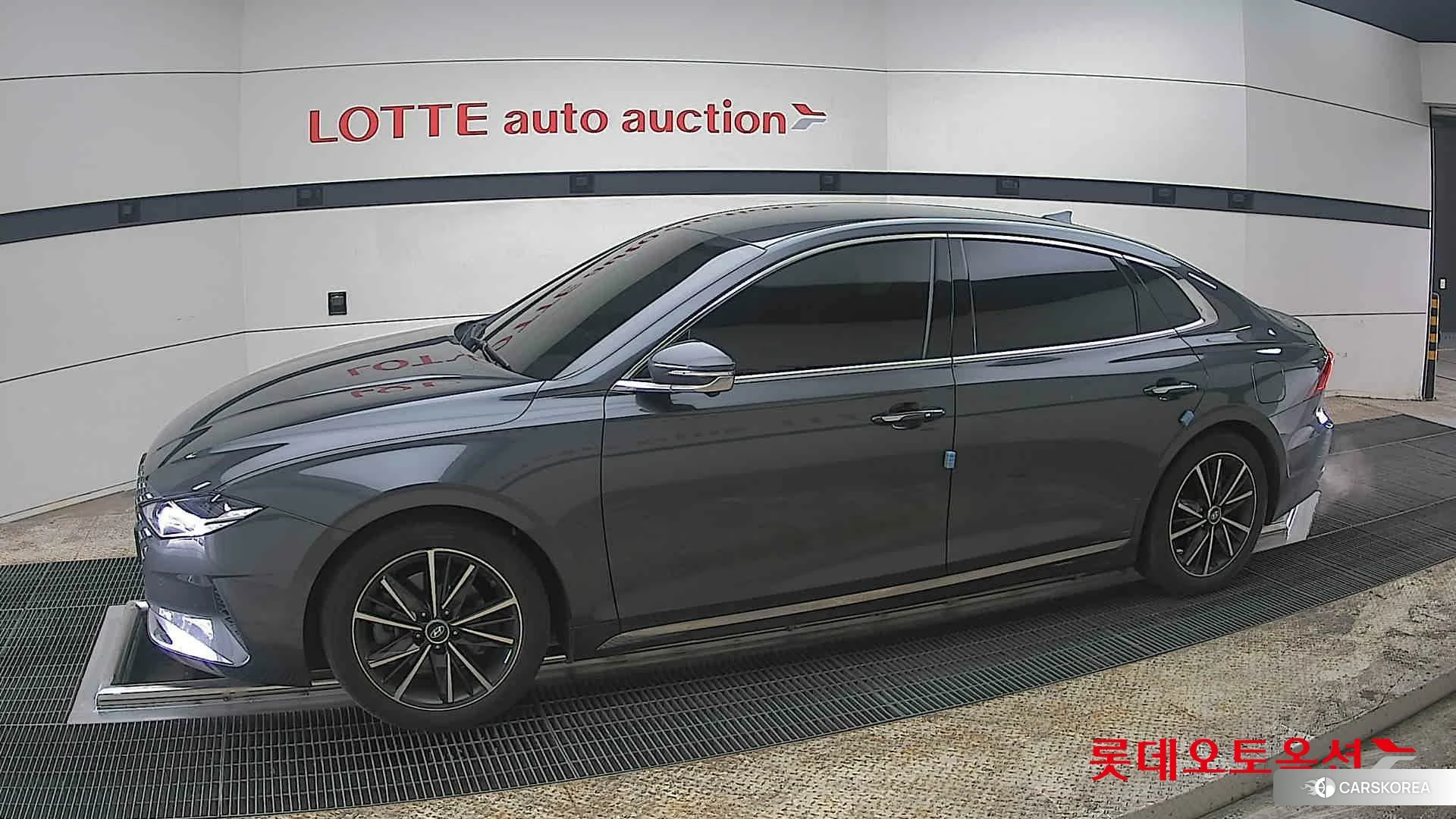 Hyundai Grandeur 2022 Nocturne Grey Metallic из Кореи, фото 3