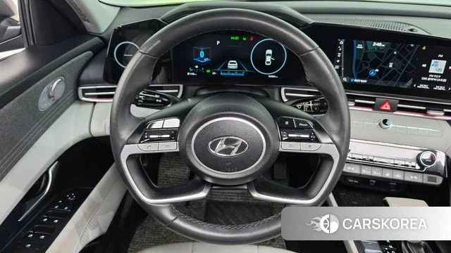 Hyundai Avante Hybrid (CN7) 2021 Серый из Кореи, фото 3