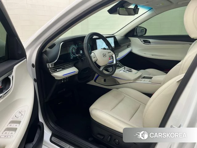Hyundai The New Grandeur IG Hybrid 2022 Белый из Кореи, фото 3