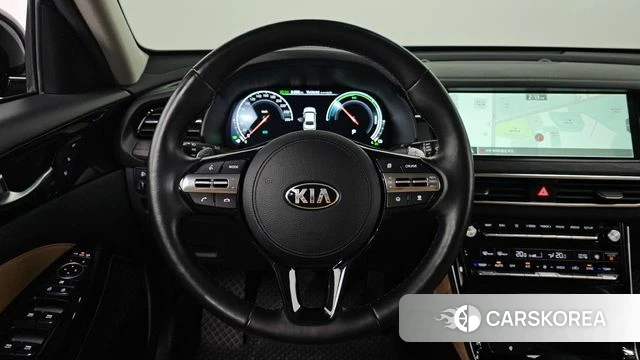 Kia K7 Premier Hybrid 2021 Черный из Кореи, фото 3