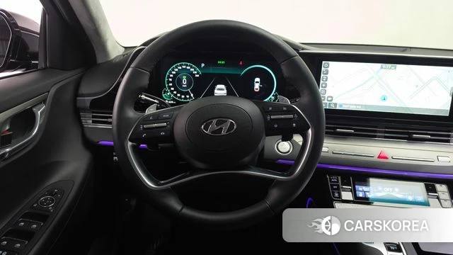 Hyundai The New Grandeur IG Hybrid 2022 Черный из Кореи, фото 3