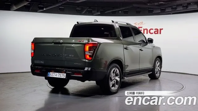 Ssangyong The New Rexton Sport 2023 Зеленый из Кореи, фото 3