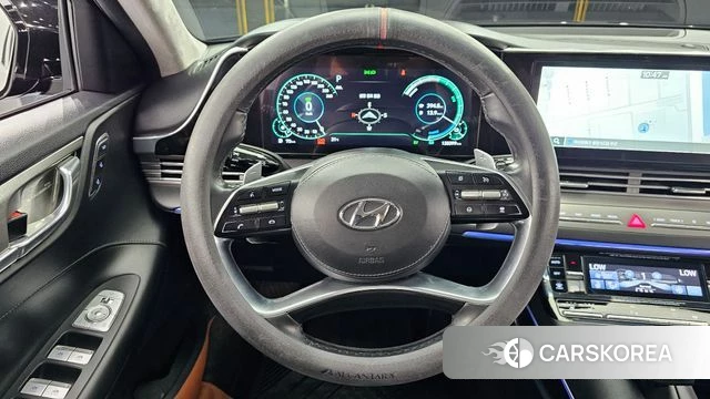 Hyundai The New Grandeur IG Hybrid 2020 Черный из Кореи, фото 3