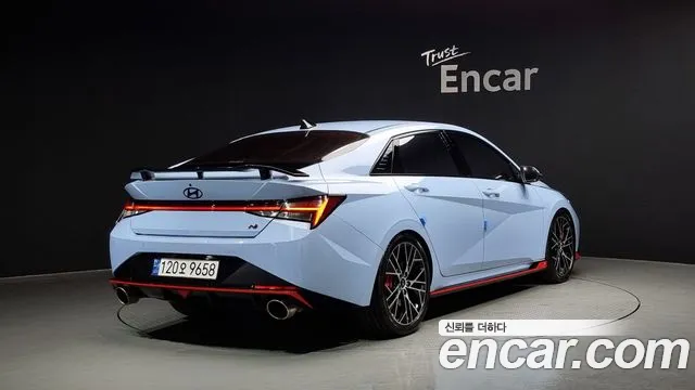 Hyundai Avante (CN7) 2022 Небесно-голубой из Кореи, фото 3