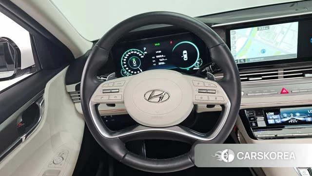 Hyundai The New Grandeur IG Hybrid 2021 Белый из Кореи, фото 3