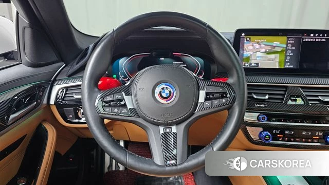 BMW 5 Series (G30) 2020 Белый из Кореи, фото 3