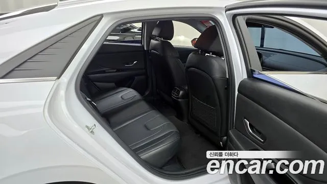 Hyundai Avante Hybrid (CN7) 2021 Белый из Кореи, фото 3