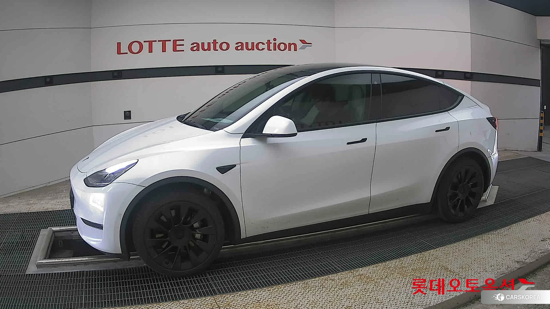 Tesla Model Y Long Range 2022 Pearl White Multi-coat из Кореи, фото 3