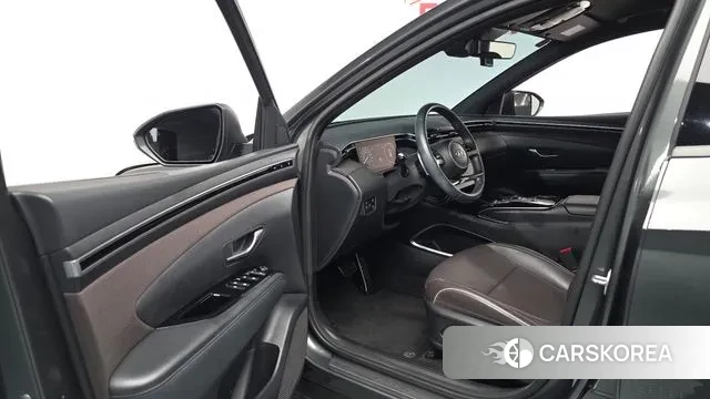 Hyundai Tucson Hybrid (NX4) 2021 Зеленый из Кореи, фото 3