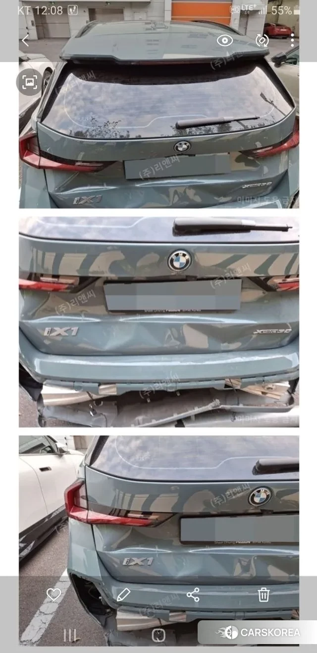 BMW iX1 (U11) 2024 Светло-зеленый из Кореи, фото 3