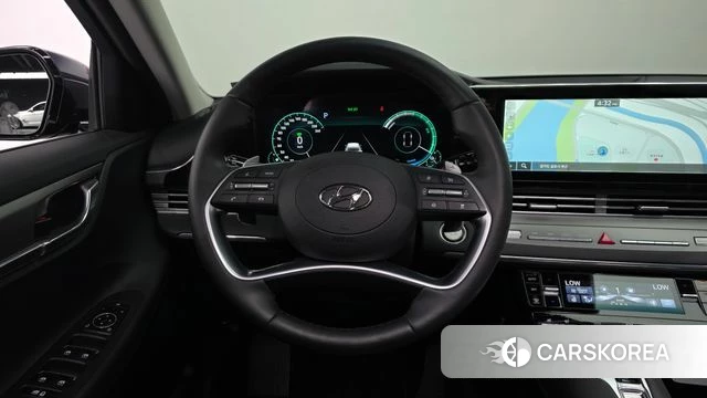 Hyundai The New Grandeur IG Hybrid 2021 Синий из Кореи, фото 3