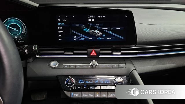 Hyundai Avante Hybrid (CN7) 2021 Белый из Кореи, фото 3