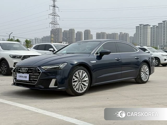 Audi A7L 2024 Синий из Китая, фото 3