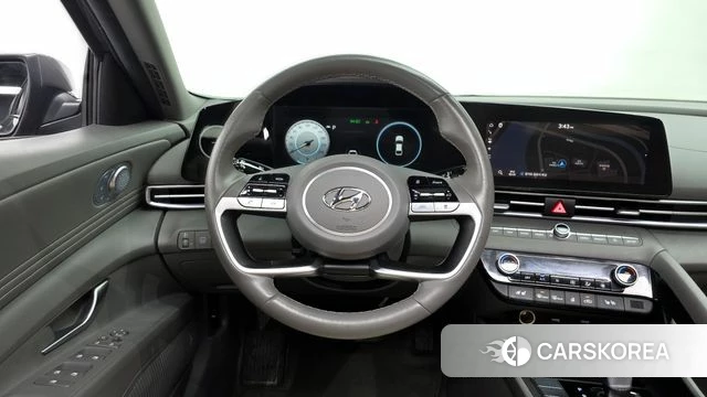 Hyundai Avante Hybrid (CN7) 2023 Серый из Кореи, фото 3