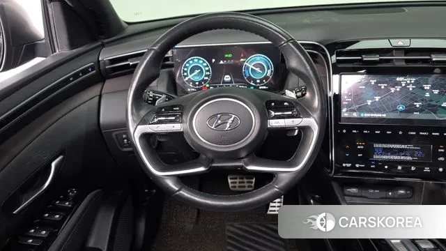 Hyundai Tucson Hybrid (NX4) 2021 Черный из Кореи, фото 3