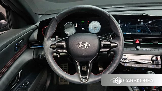 Hyundai The New Avante (CN7) 2024 Черный из Кореи, фото 3