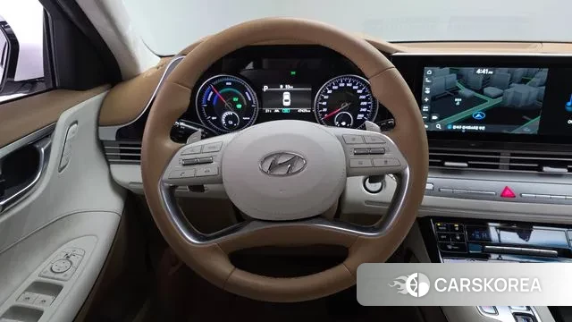 Hyundai The New Grandeur IG Hybrid 2021 Белый из Кореи, фото 3