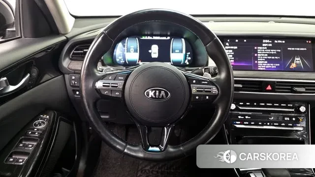 Kia K7 Premier Hybrid 2021 Черный из Кореи, фото 3