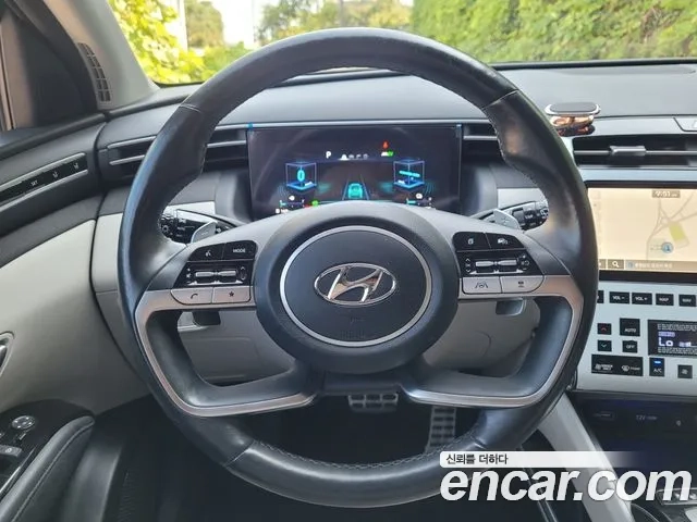 Hyundai Tucson Hybrid (NX4) 2020 Серый из Кореи, фото 3