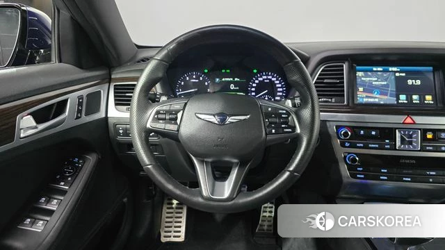 Genesis G80 2018 Синий из Кореи, фото 3
