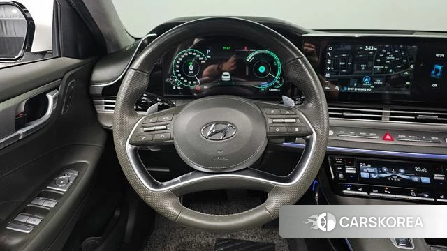 Hyundai The New Grandeur IG Hybrid 2020 Белый из Кореи, фото 3