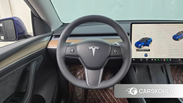 Tesla Model Y 2024 Синий из Кореи, фото 3